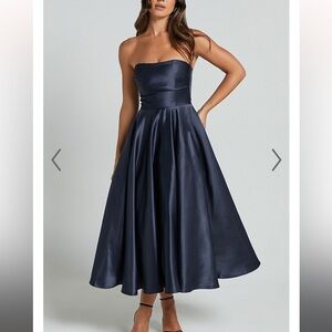 Showpo Blue Helaina Midi dress